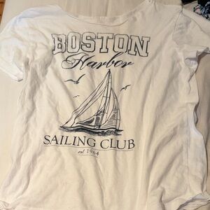 Womans Sailing Club T-Shirt - White